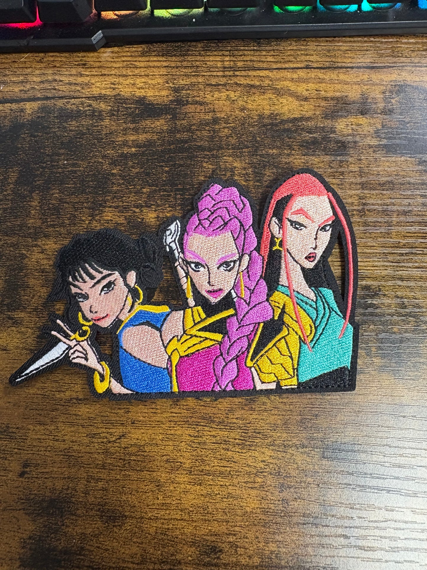 Huntrix “Takedown” hat patch
