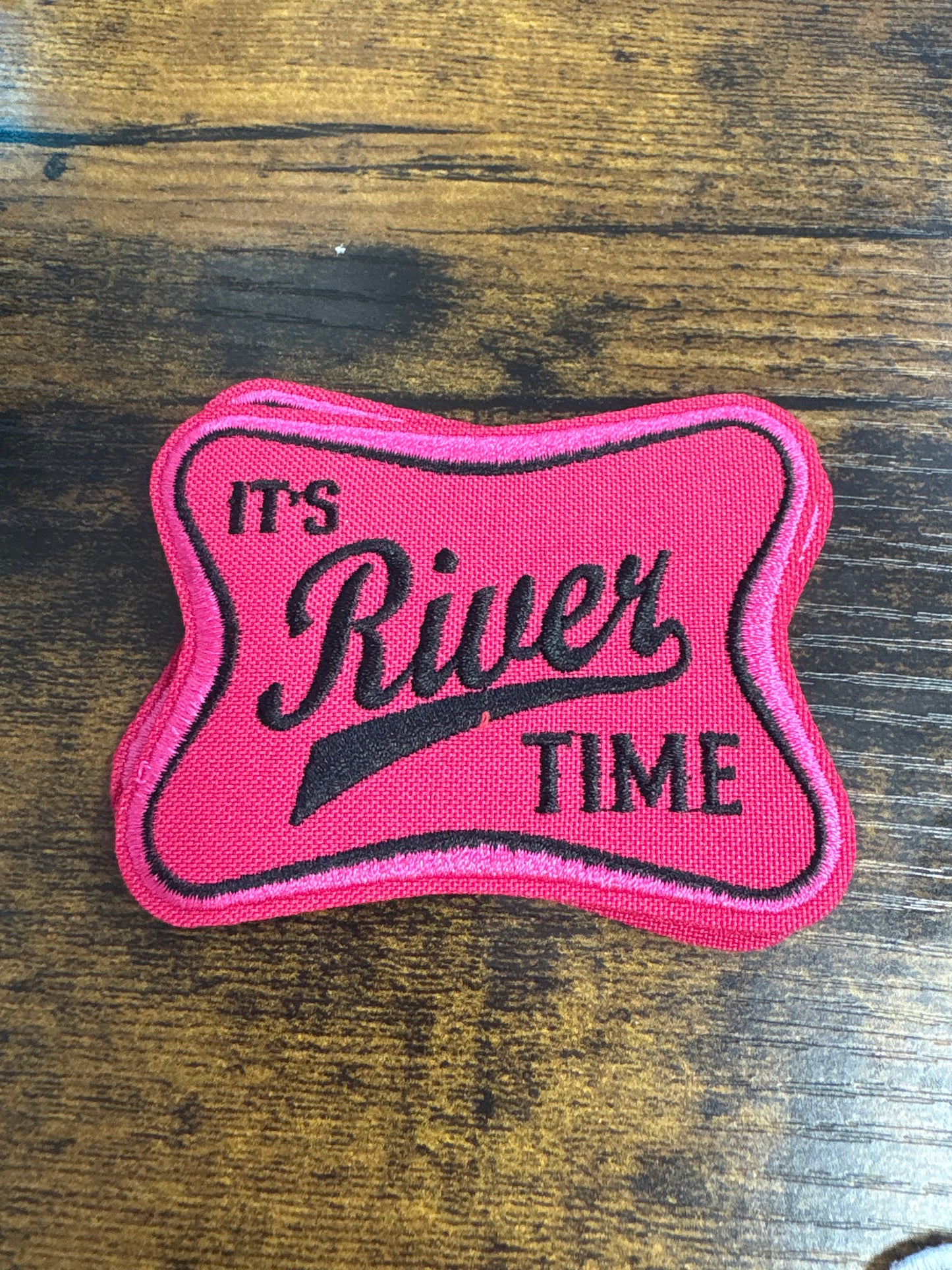 It’s River Time hat patch