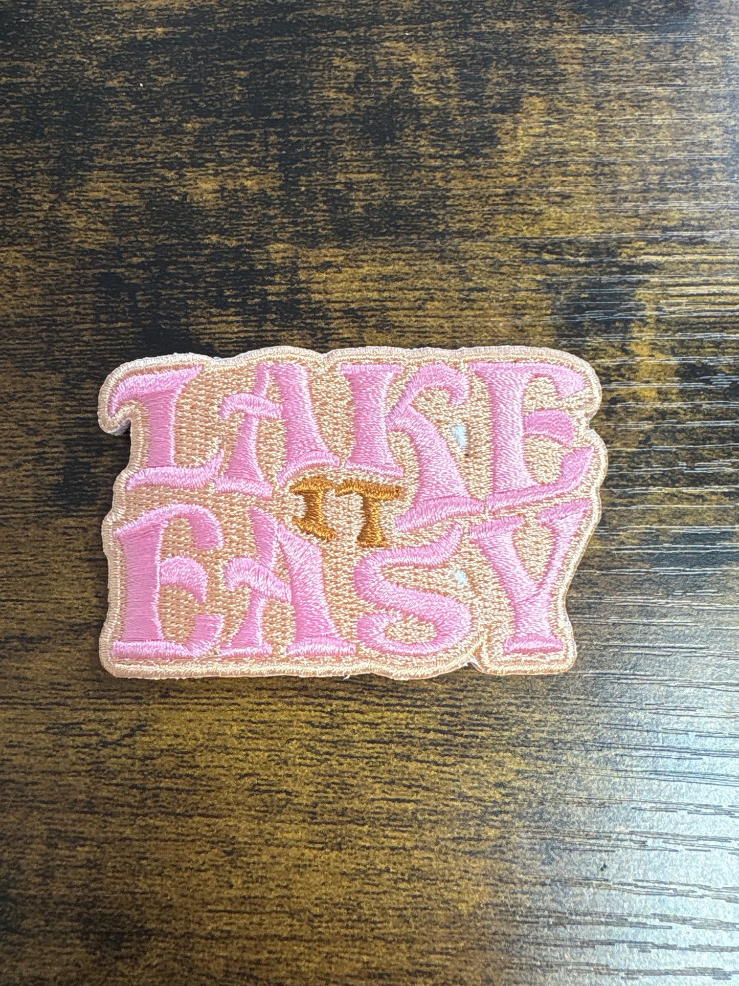 Lake It Easy hat patch
