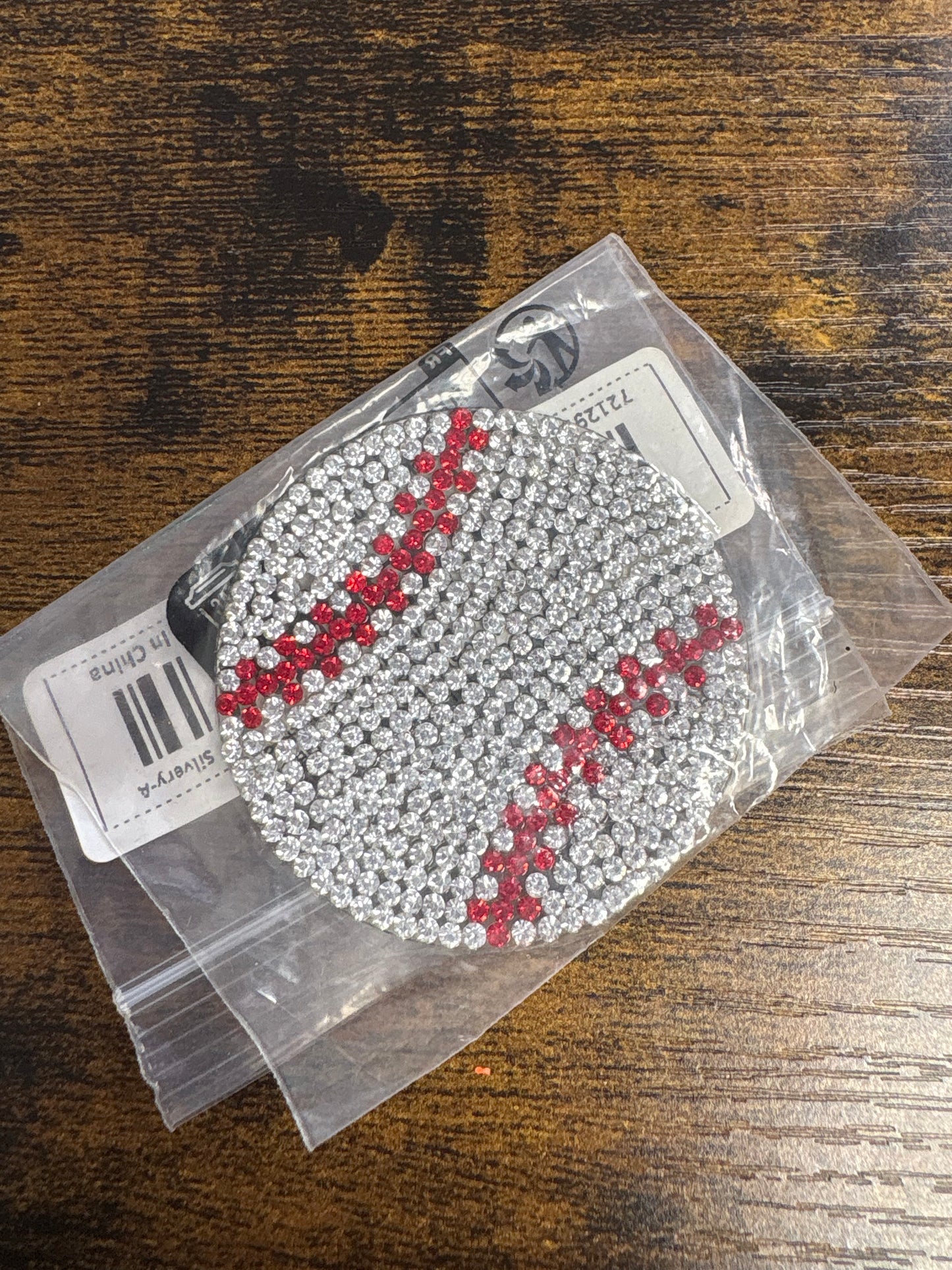 Rhinestone Baseball hat patch