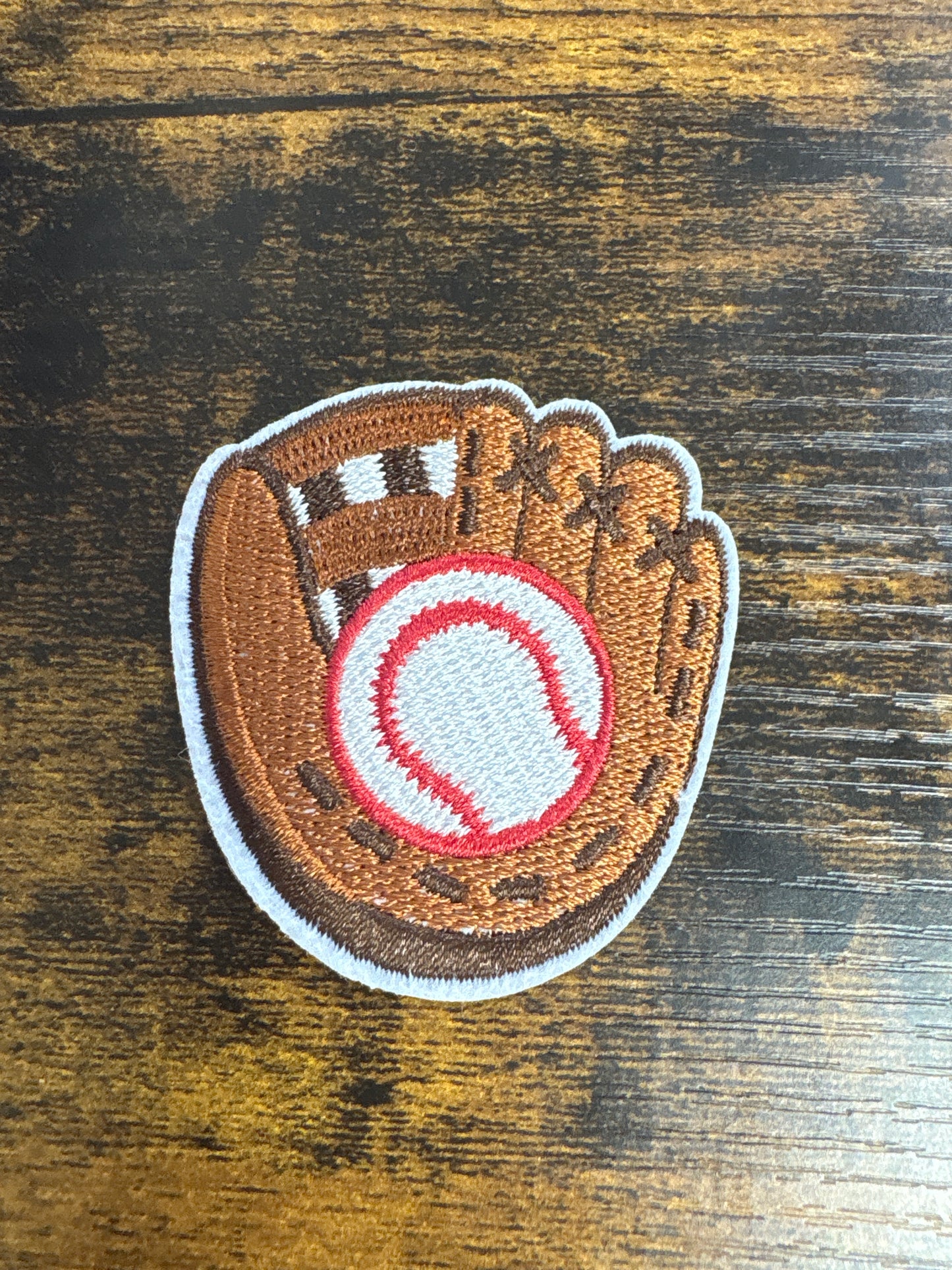 Baseball glove hat patch v3