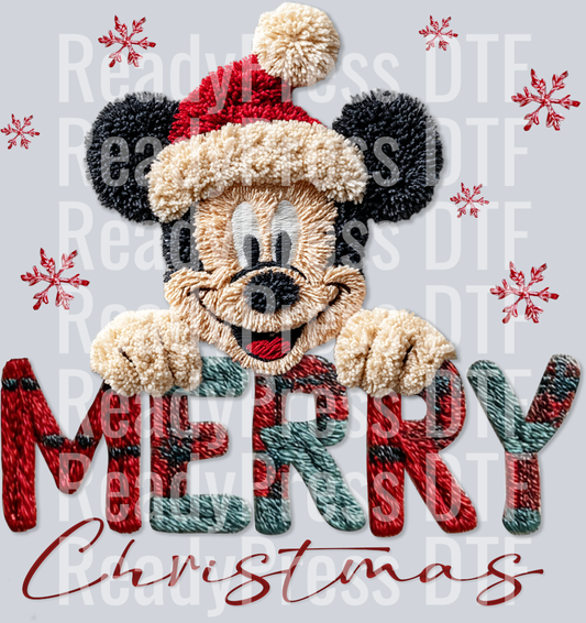 Mickey Merry Christmas yarn