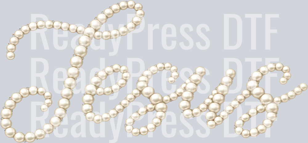 Jesus Faux Pearls