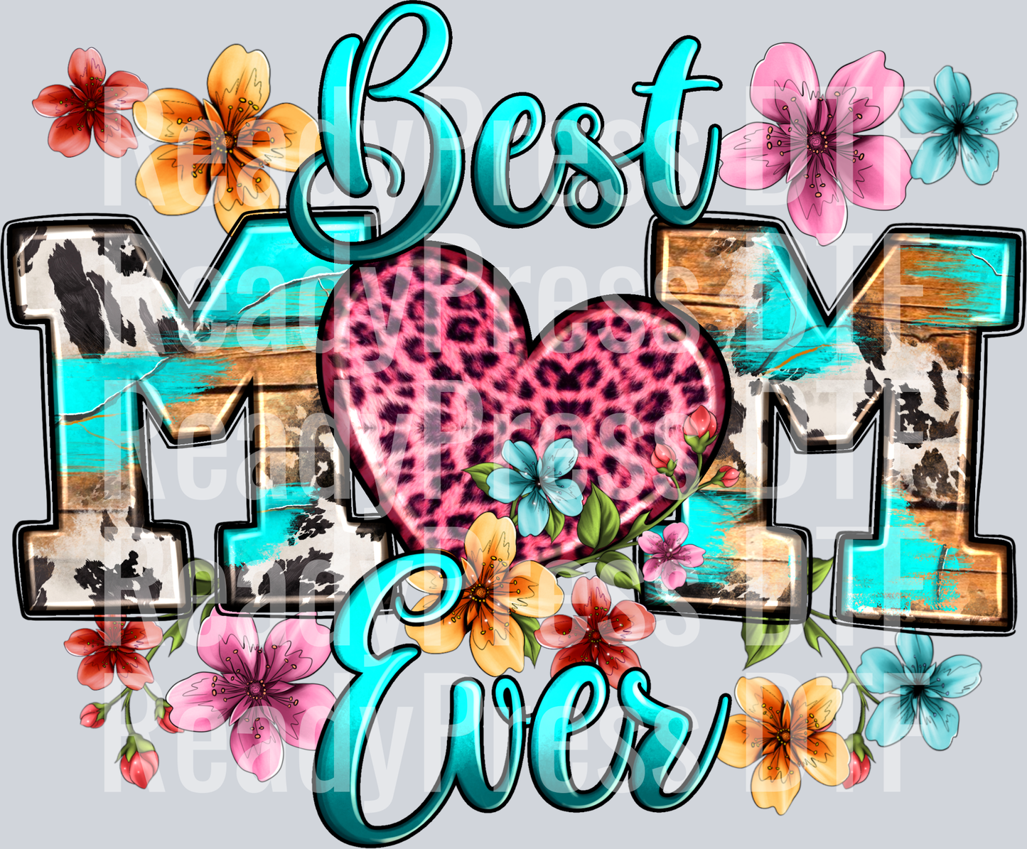 Best Mom Ever blue