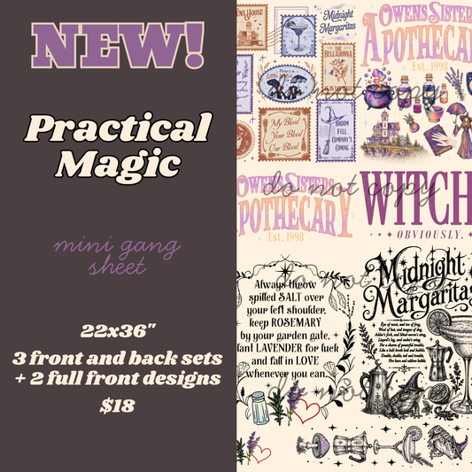 Practical Magic Mini Gang Sheet
