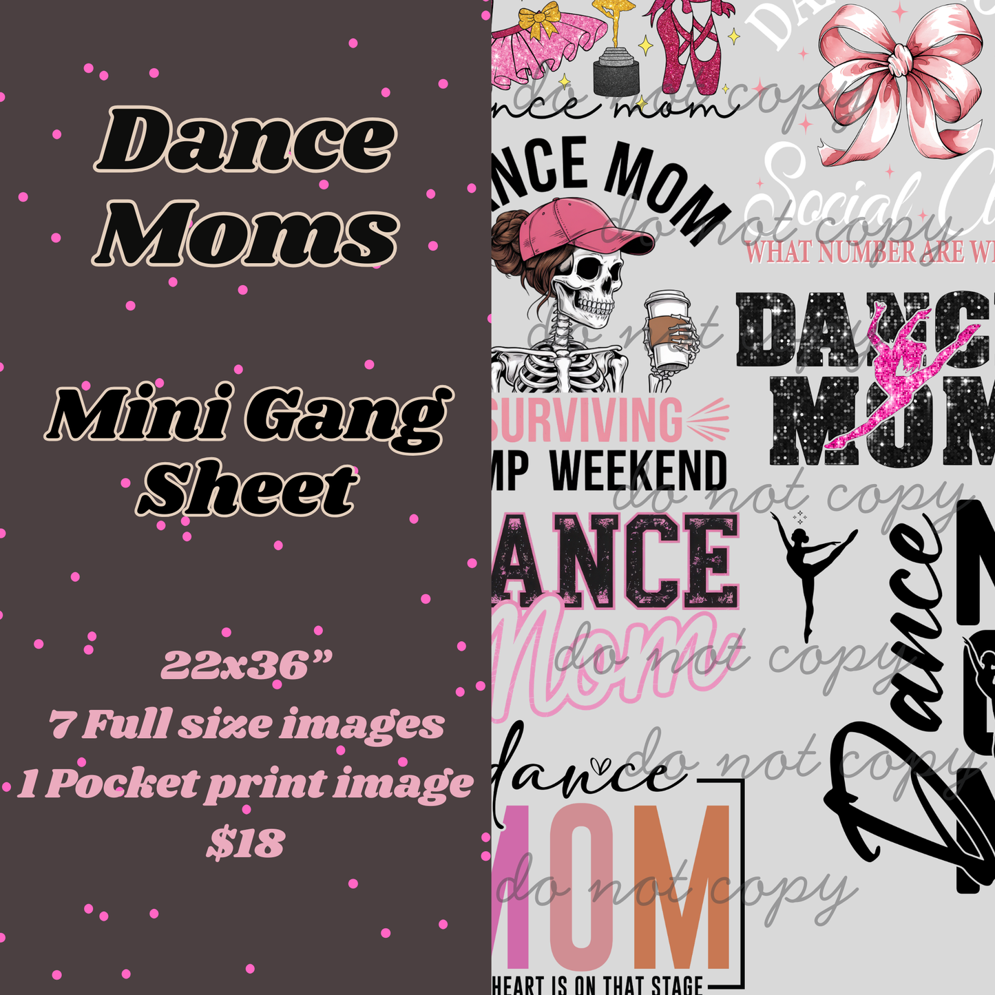 Dance Moms Mini Gang Sheet