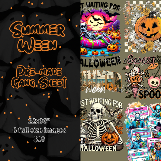 Summerween Pre-Made Gang Sheet