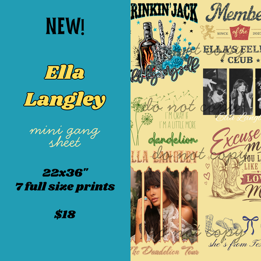 Ella Langley Mini Gang Sheet