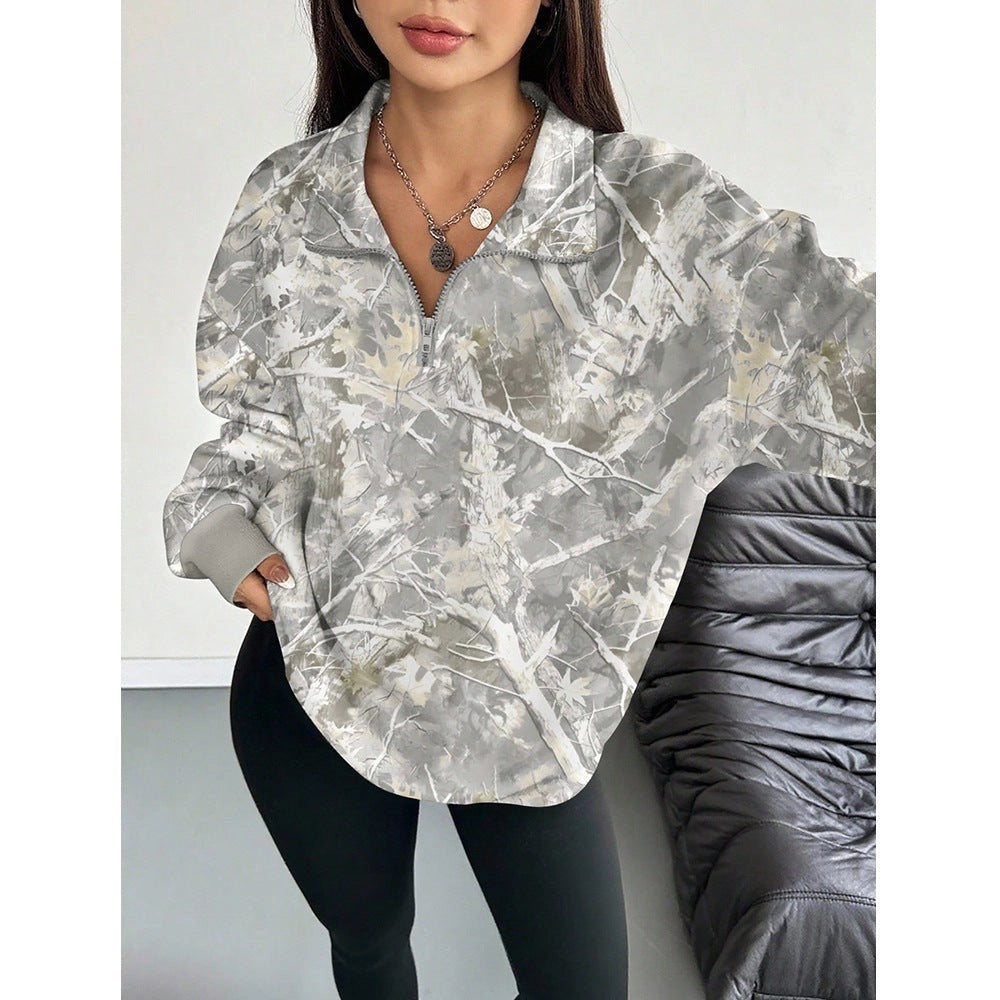 Camo Quarter Zip- PREORDER