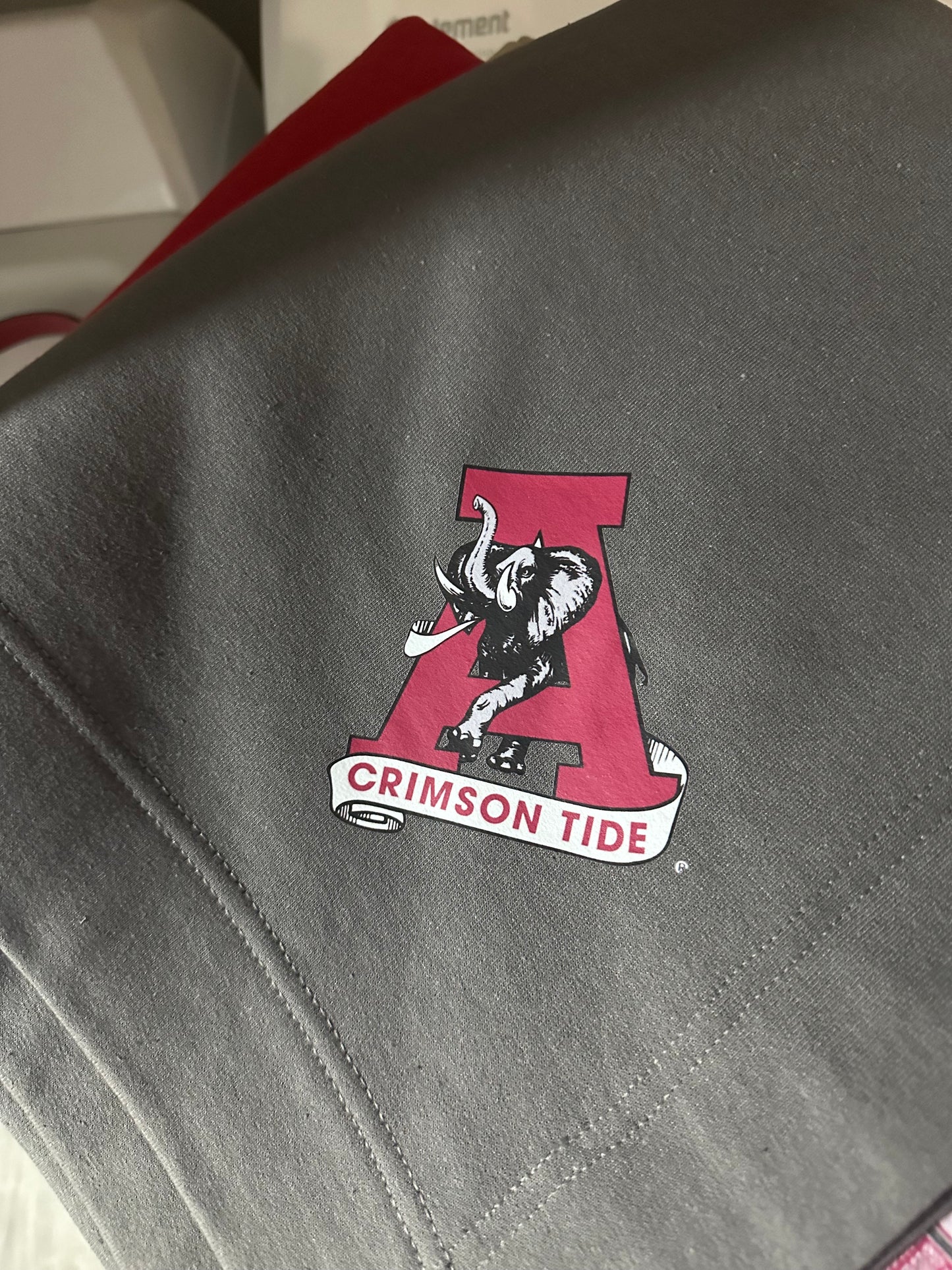 Bryant-Denny Stadium Outline Print Blanket