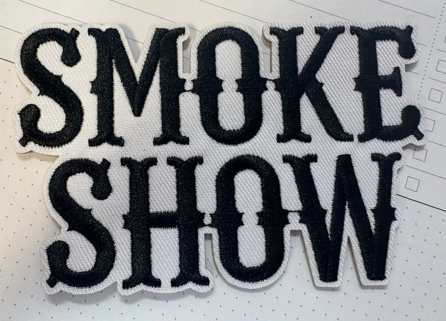 SMOKE SHOW Hat Patch