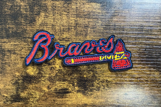Atlanta Braves logo hat patch