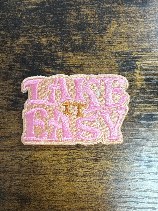 Lake It Easy hat patch