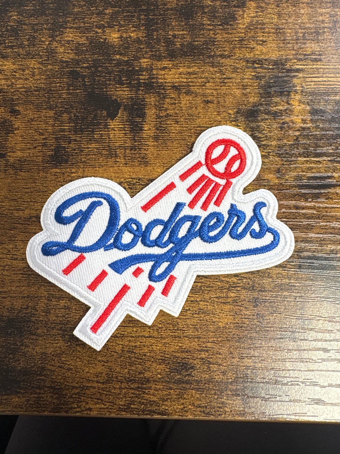 Dodgers baseball hat patch