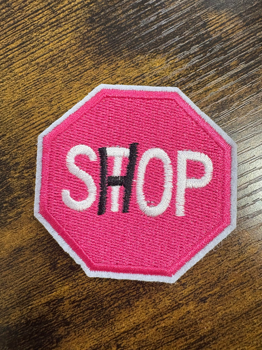 Stop/Shop hat patch