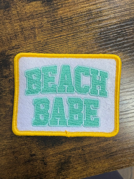 Beach Babe hat patch