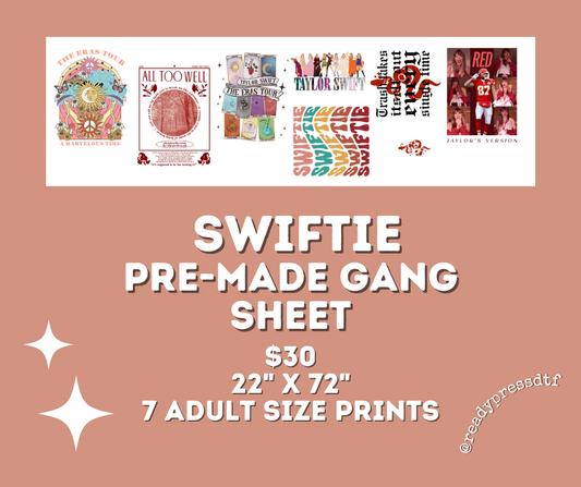 Swiftie Pre-made Gang Sheet