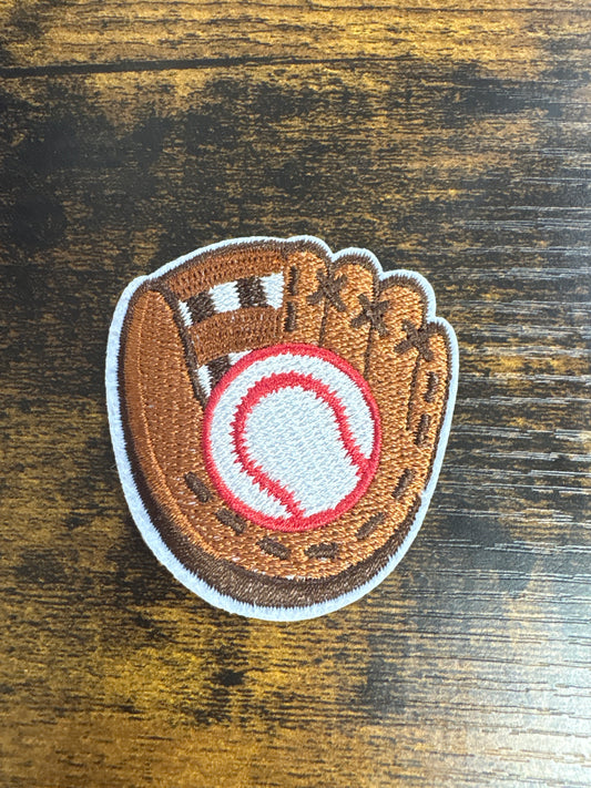 Baseball glove hat patch v3