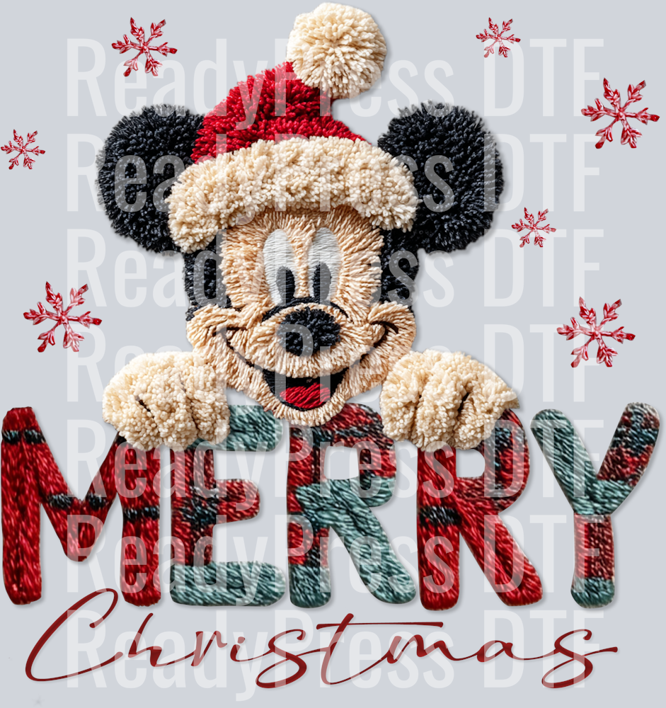Mickey Merry Christmas yarn