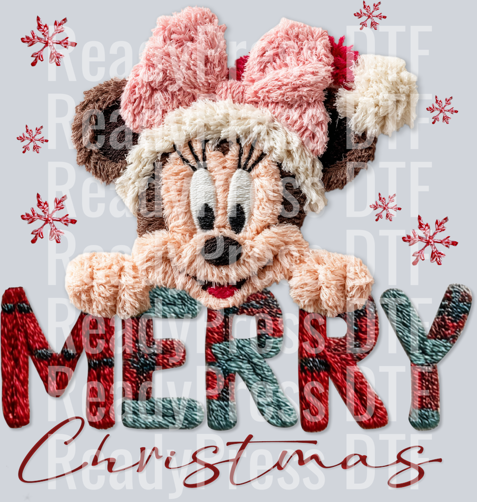 Minnie Merry Christmas yarn