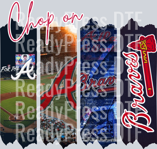 BRAVES BRUSHSTROKES