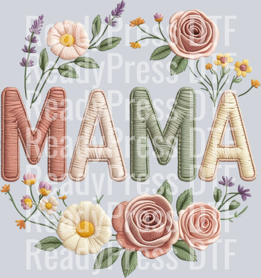 Embroidered Mama