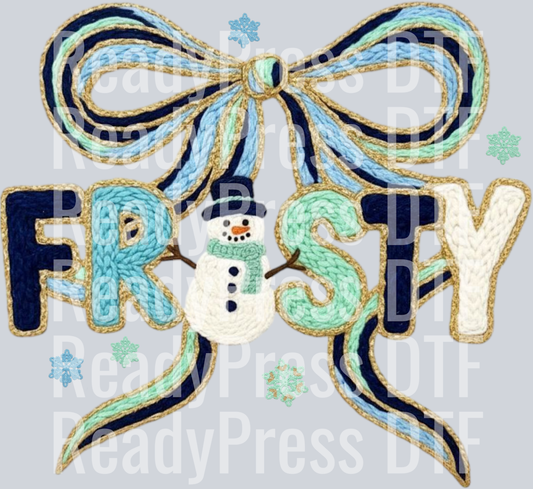 Crochet Frosty Bow